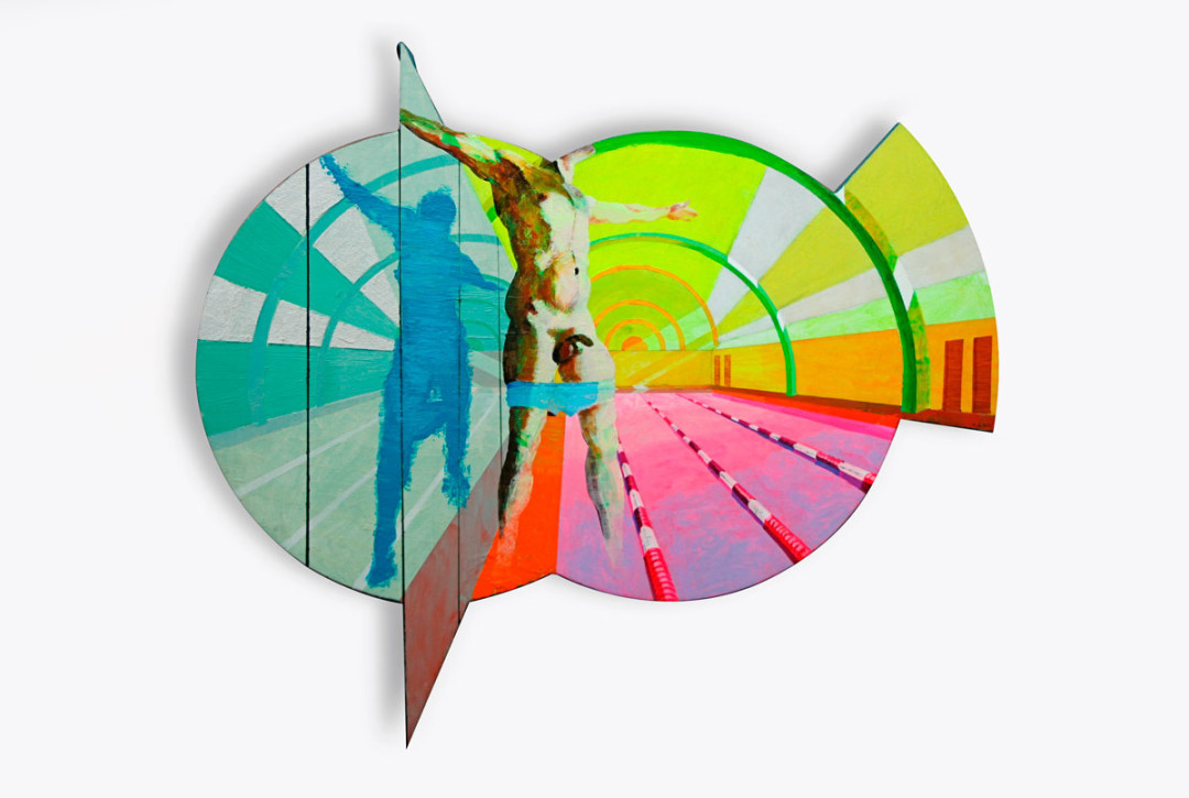 Работа Александра Дашевского, представленная на выставке «Битва симулянтов»