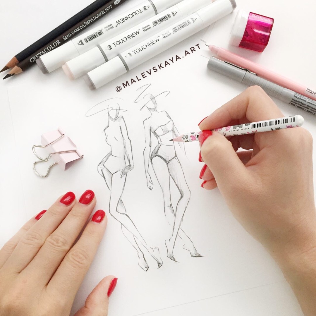 Онлайн Курс "Fashion-скетчинг"