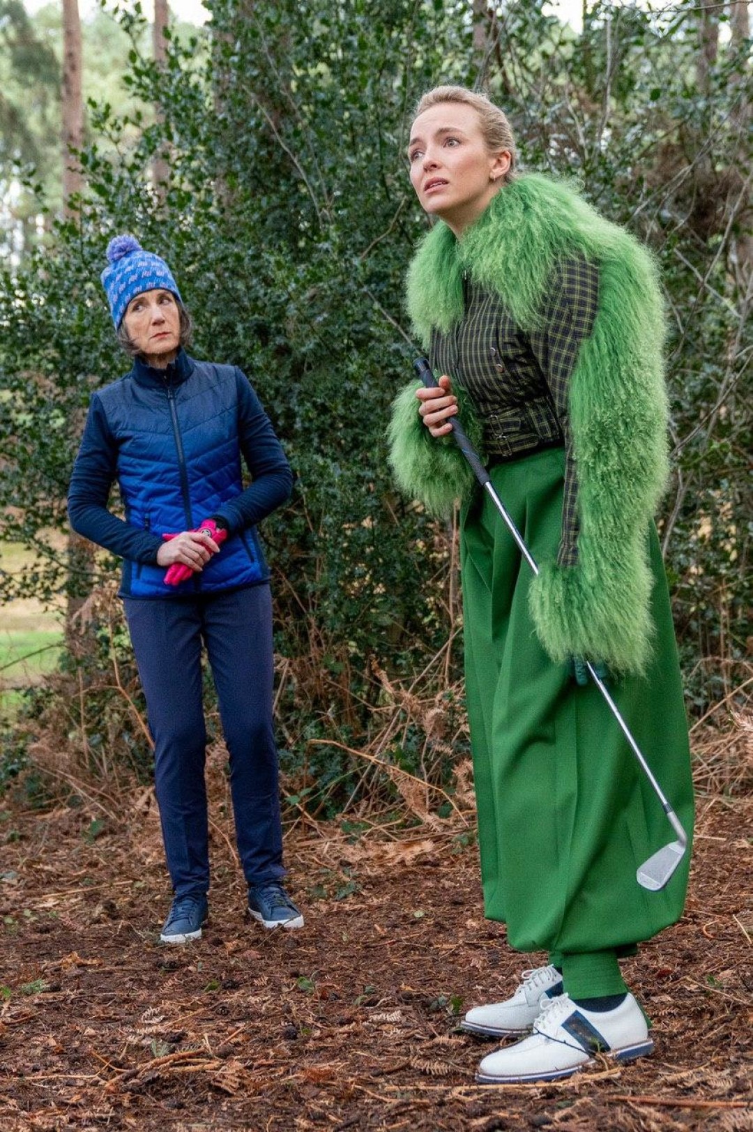 Пиджак Charlotte Knowles, брюки Gucci