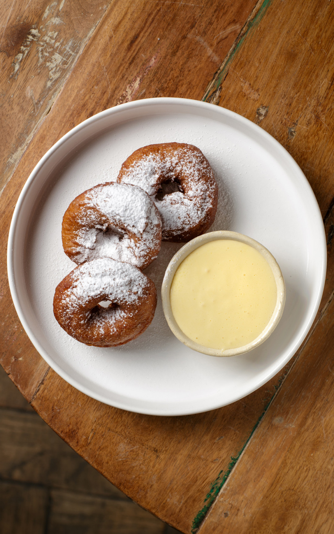 «Банщики», Пышки с лимонным соусом