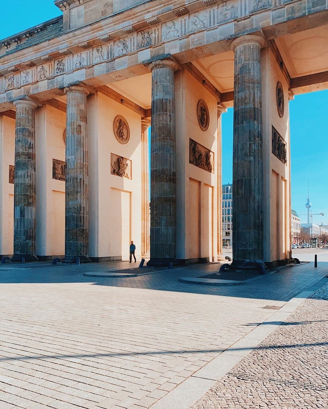 Бранденбургские ворота Фото: @vispaberlin