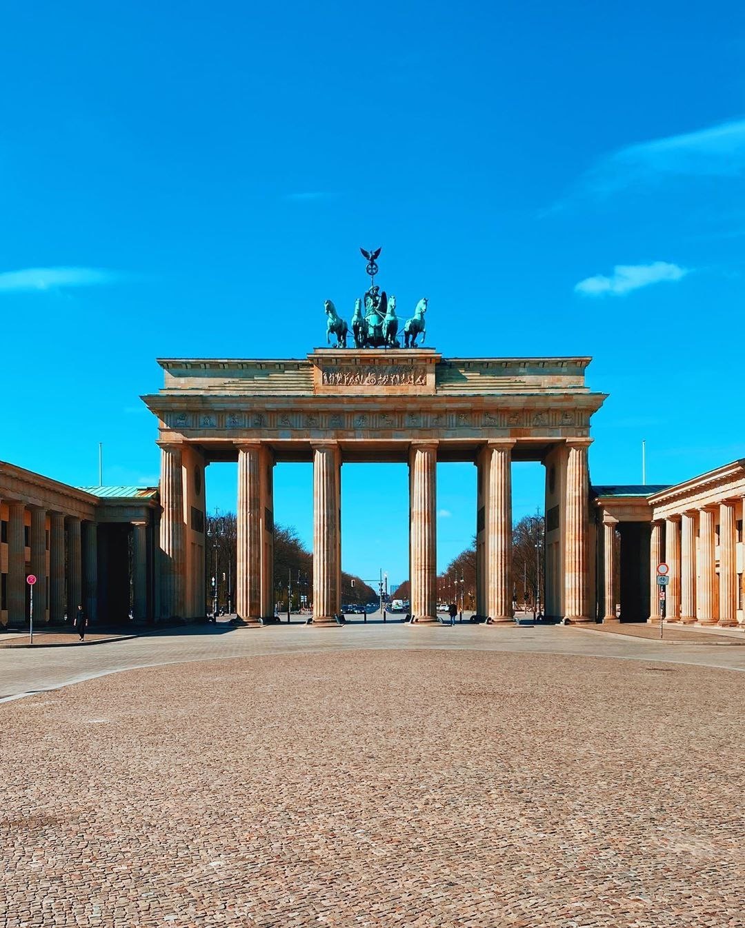 Бранденбургские ворота Фото: @vispaberlin