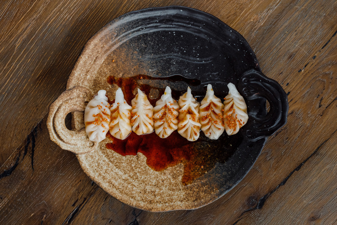 Димсамы с крабом и гребешком