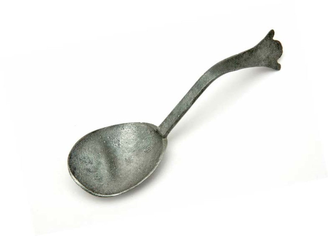 Ложка. Олово с добавлением свинца. Европа, конец XVII в.