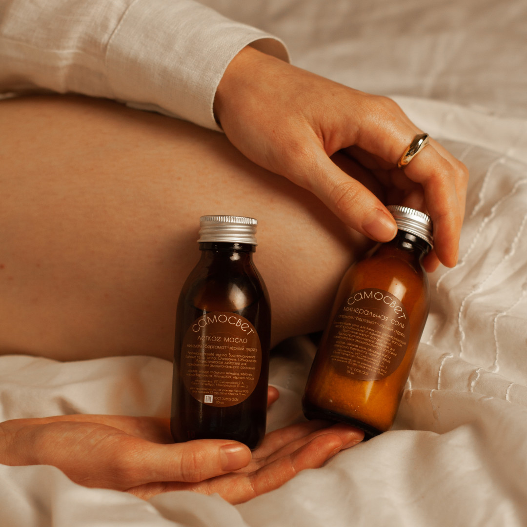 Сет легкое масло + минеральная соль «Самосвет», 1 450 рубле