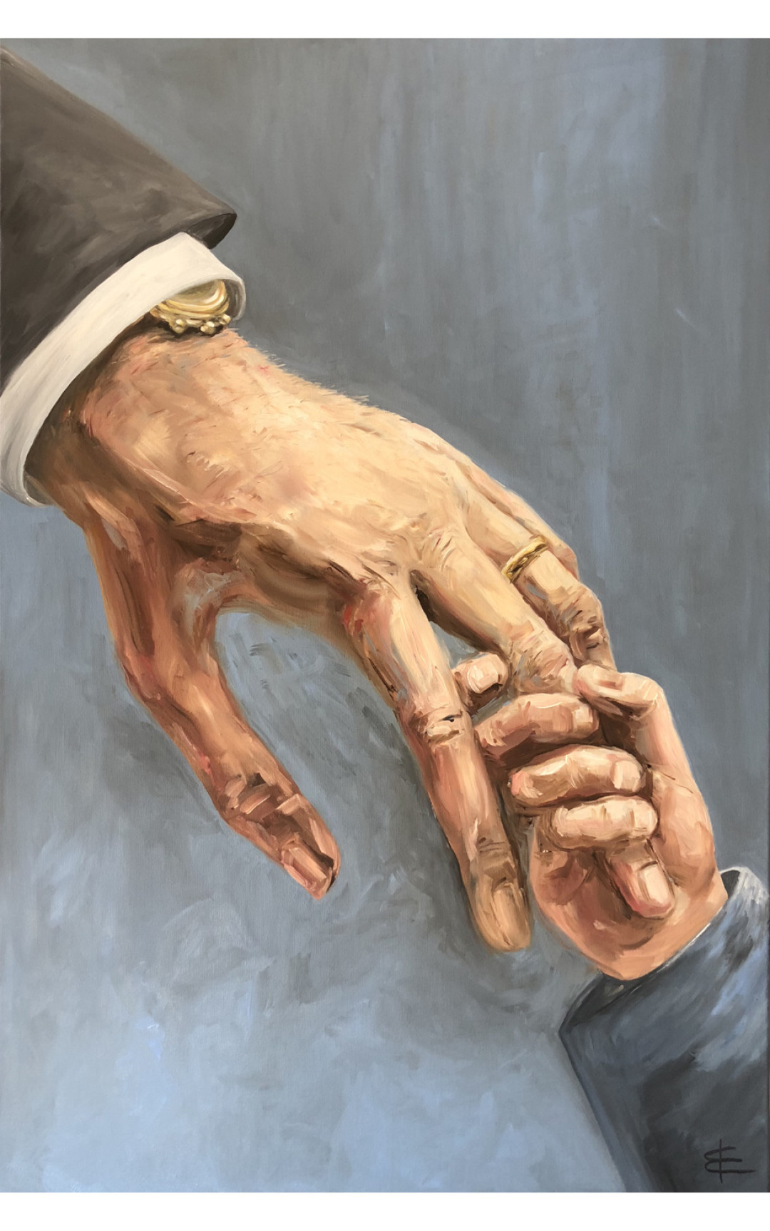 «Родится в нужной семье», холст, масло