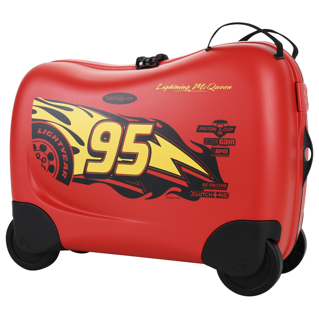 Тигренок Тоби, Микки, Мини и другие герои мультфильмов изображены на чемоданах, а отдельная серия повторяет силуэт слоненка Минти