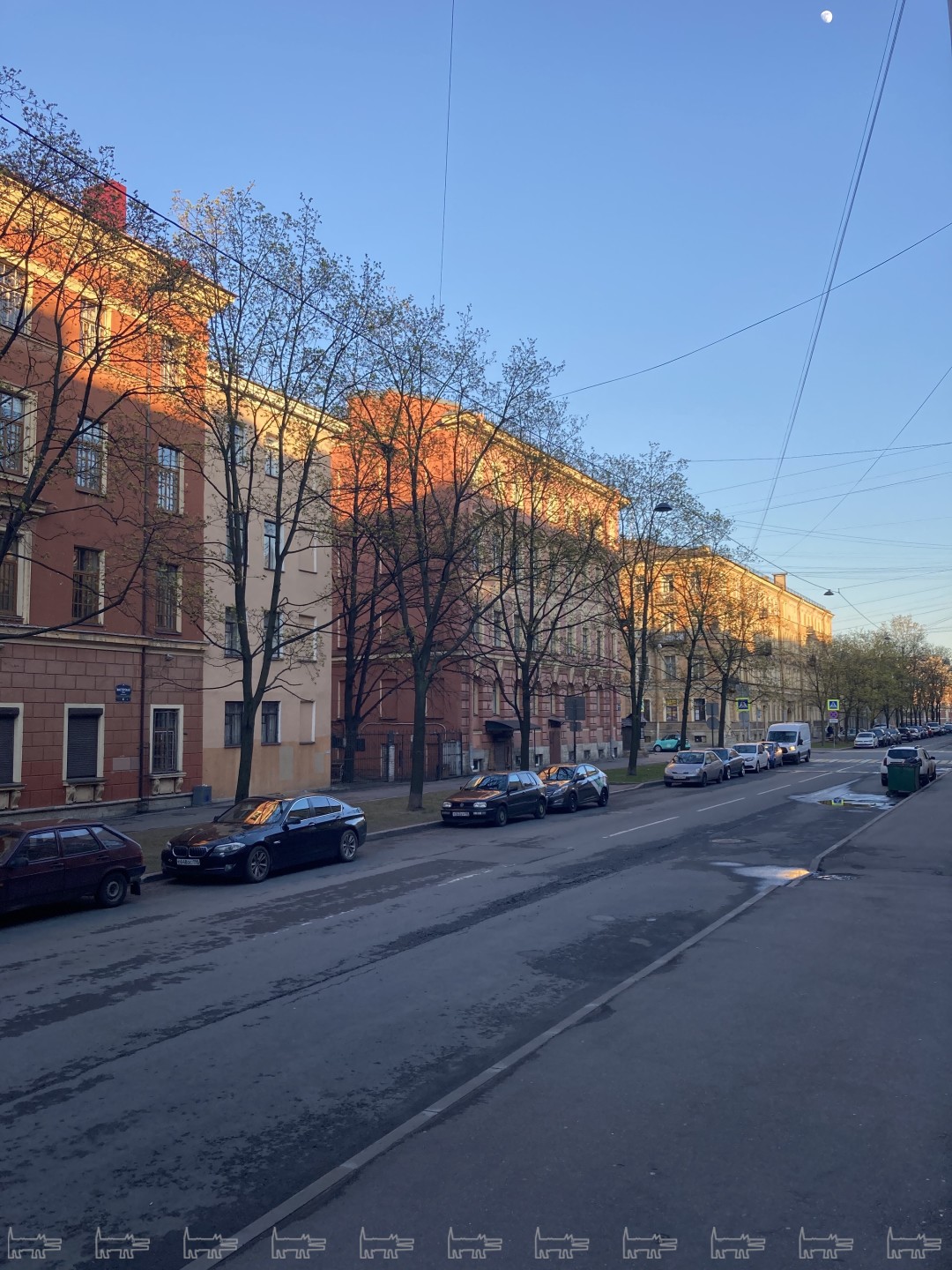 Вид из окна на закате, снятый с помощью SE второго поколения