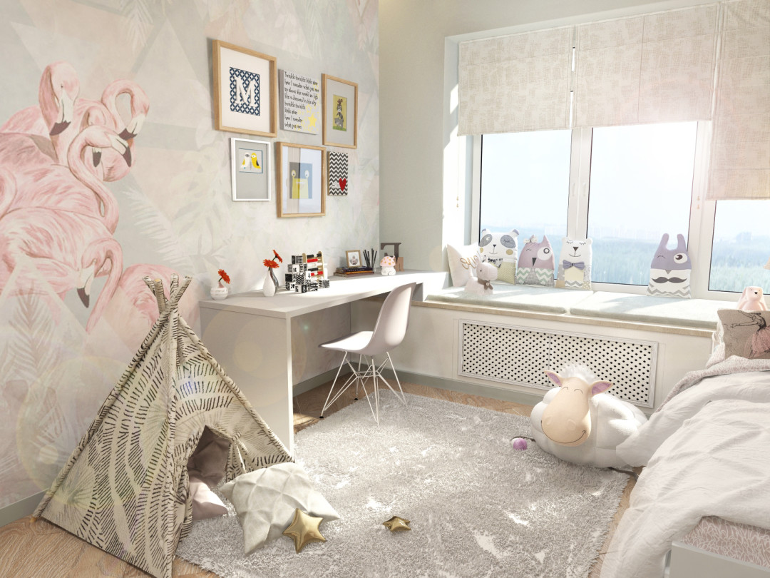 Пример проекта трехкомнатной квартиры от дизайнера Евгении Астаховой