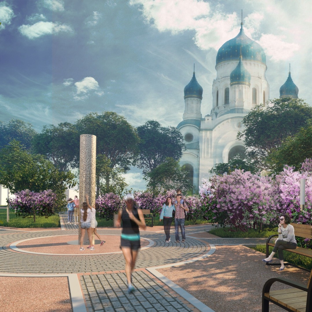 Сквер Сирень