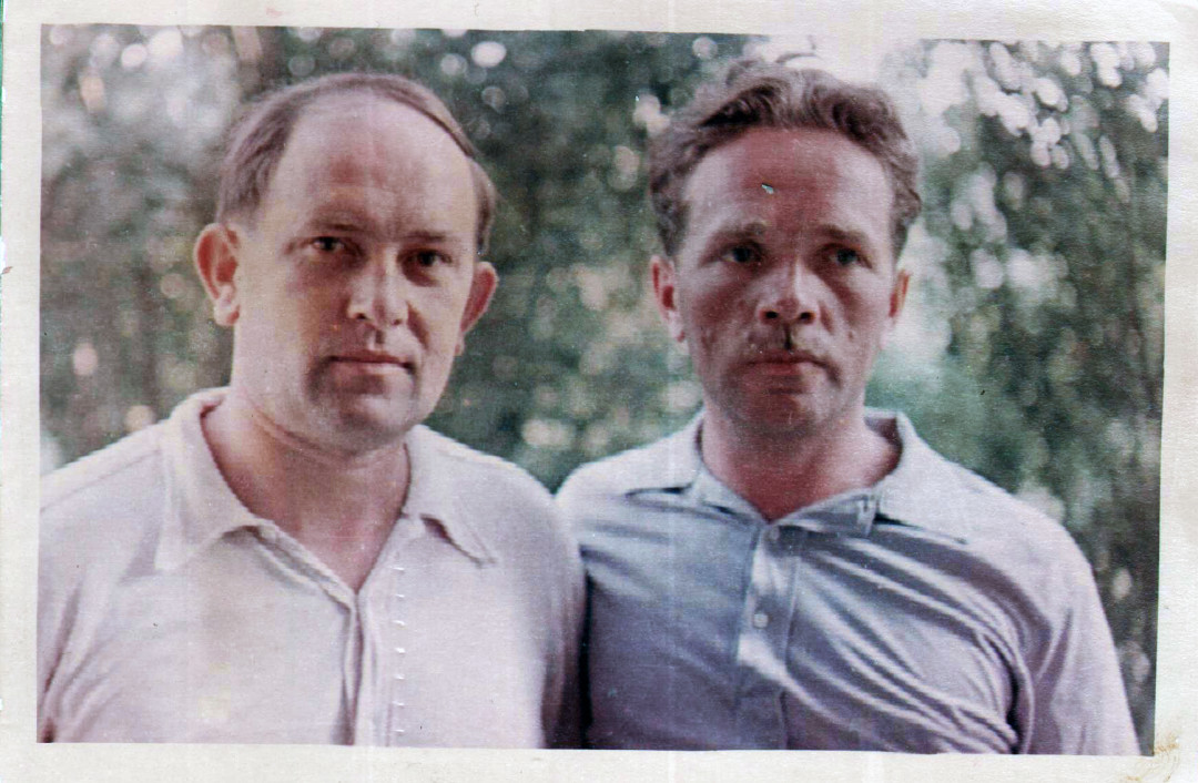 Николай Игнатович с братом Иваном, инженером-атомщиком группы Курчатова