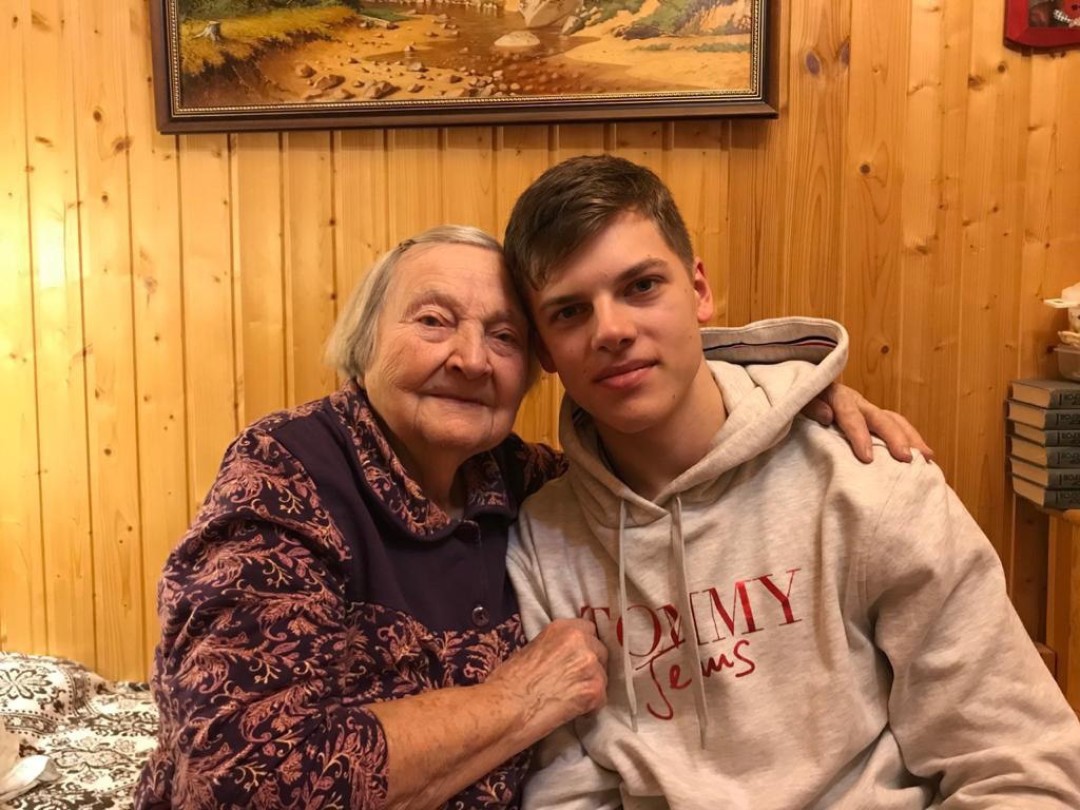 С правнуком