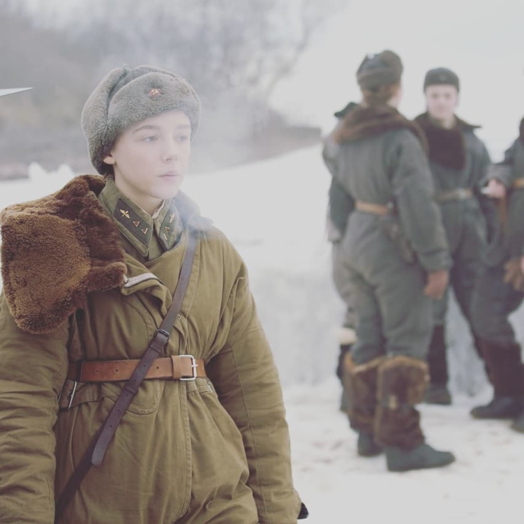 Анастасия Талызина, Фото со съемок фильма «Воздух»: Instagram @german_alekses