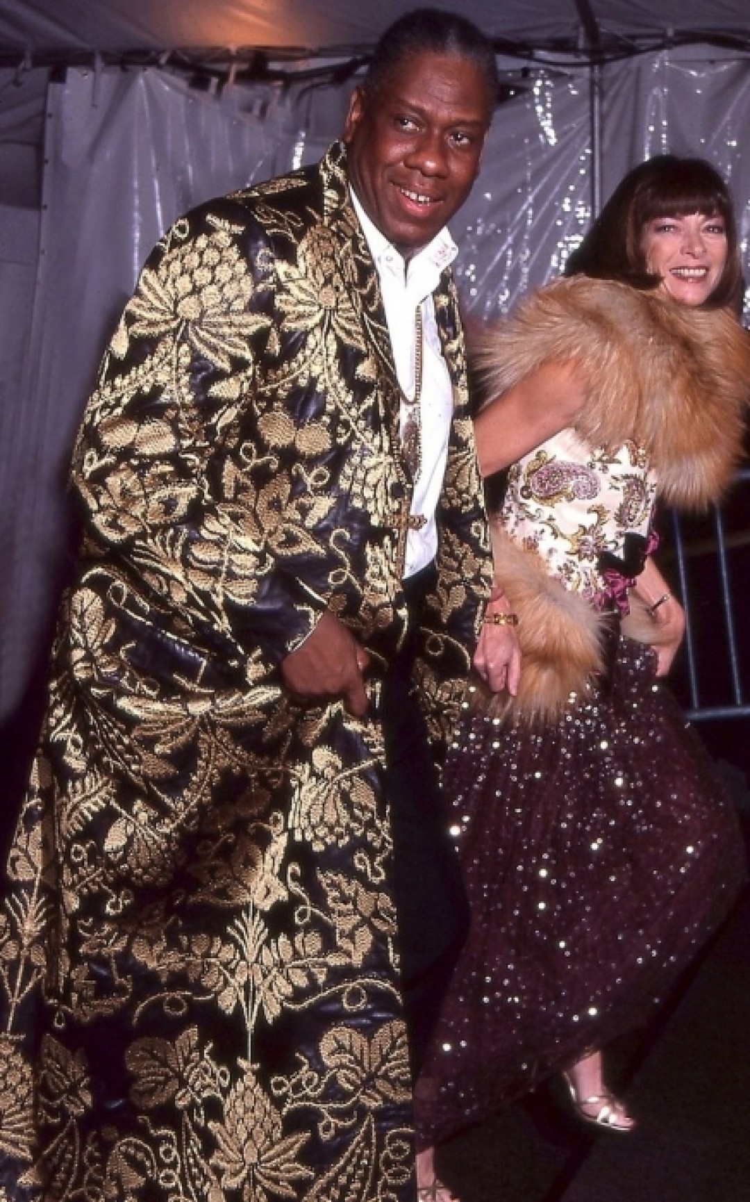 Андре Леон Телли и Анна Винтур в 1999 году (тема Бала — «Рок-стиль»)