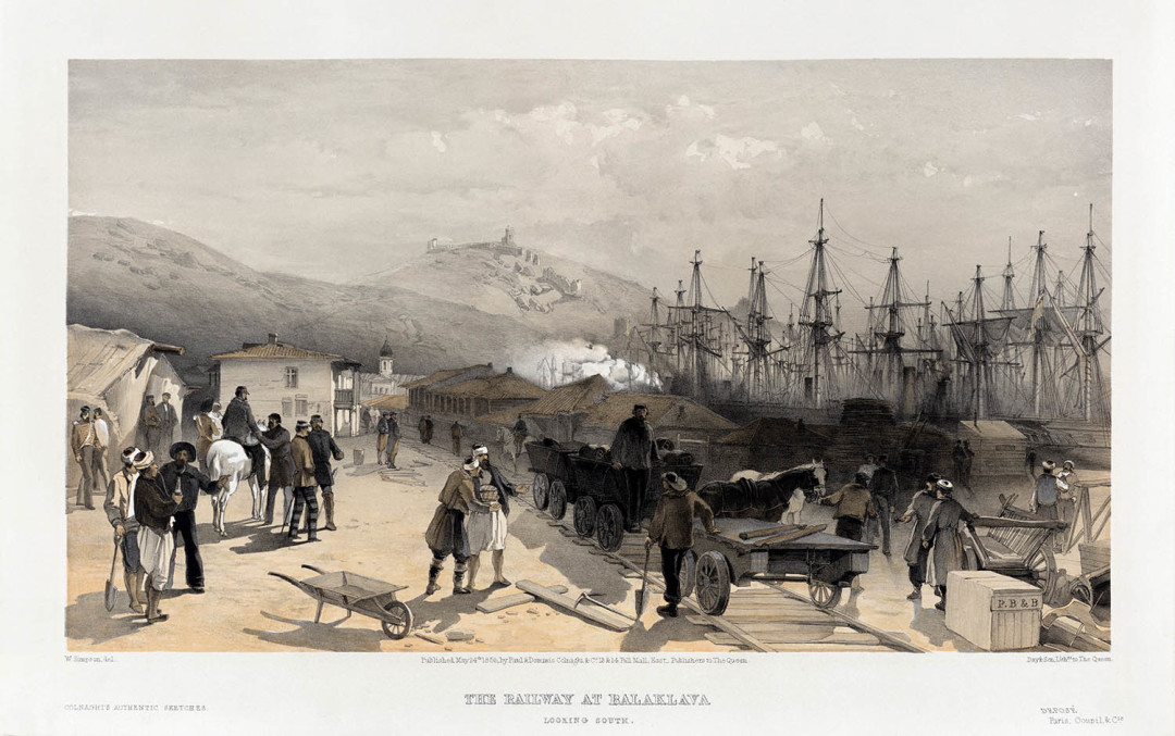 Первую железную дорогу в Крыму построили англичане