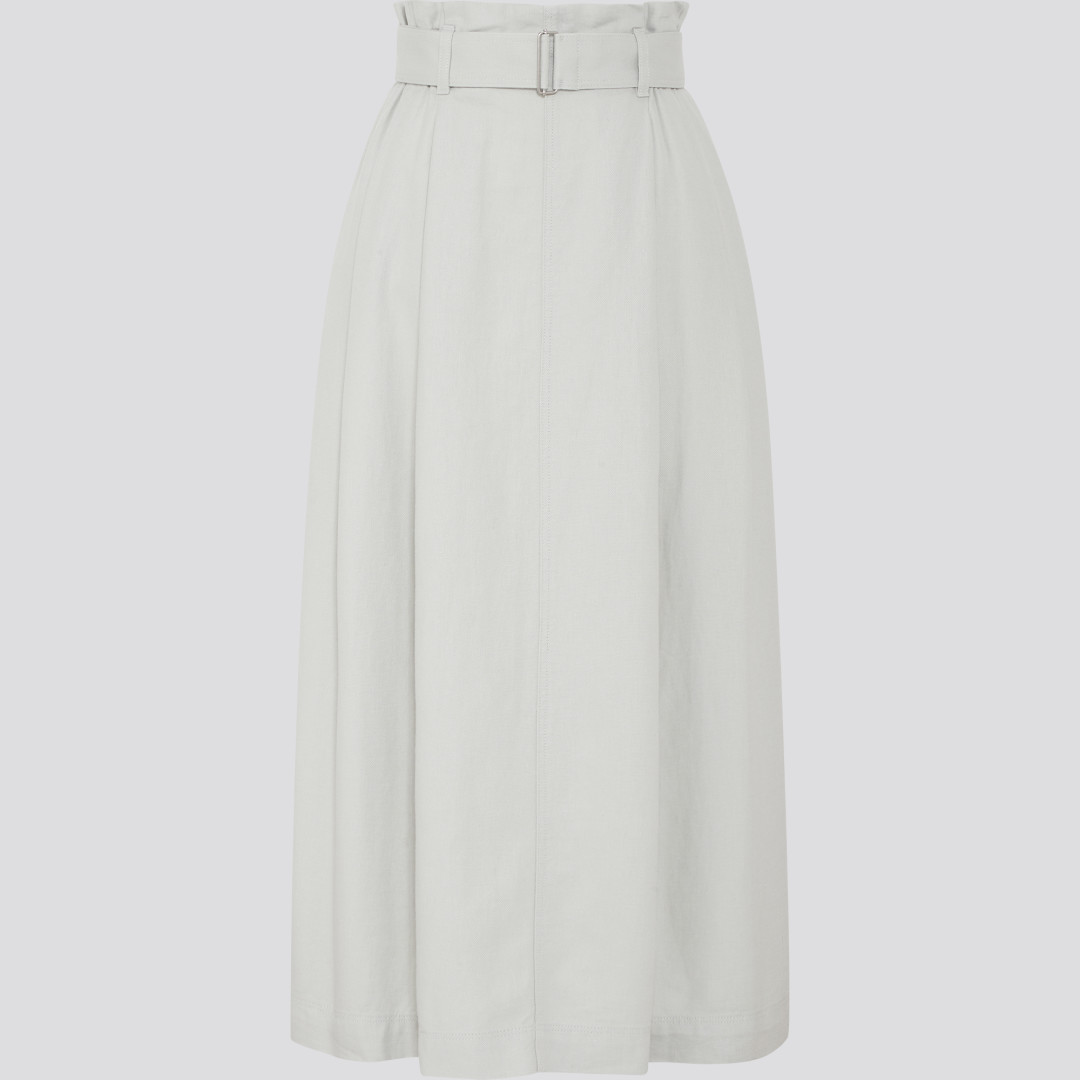 ЮБКА ИЗ ВИСКОЗЫ И ЛЬНА