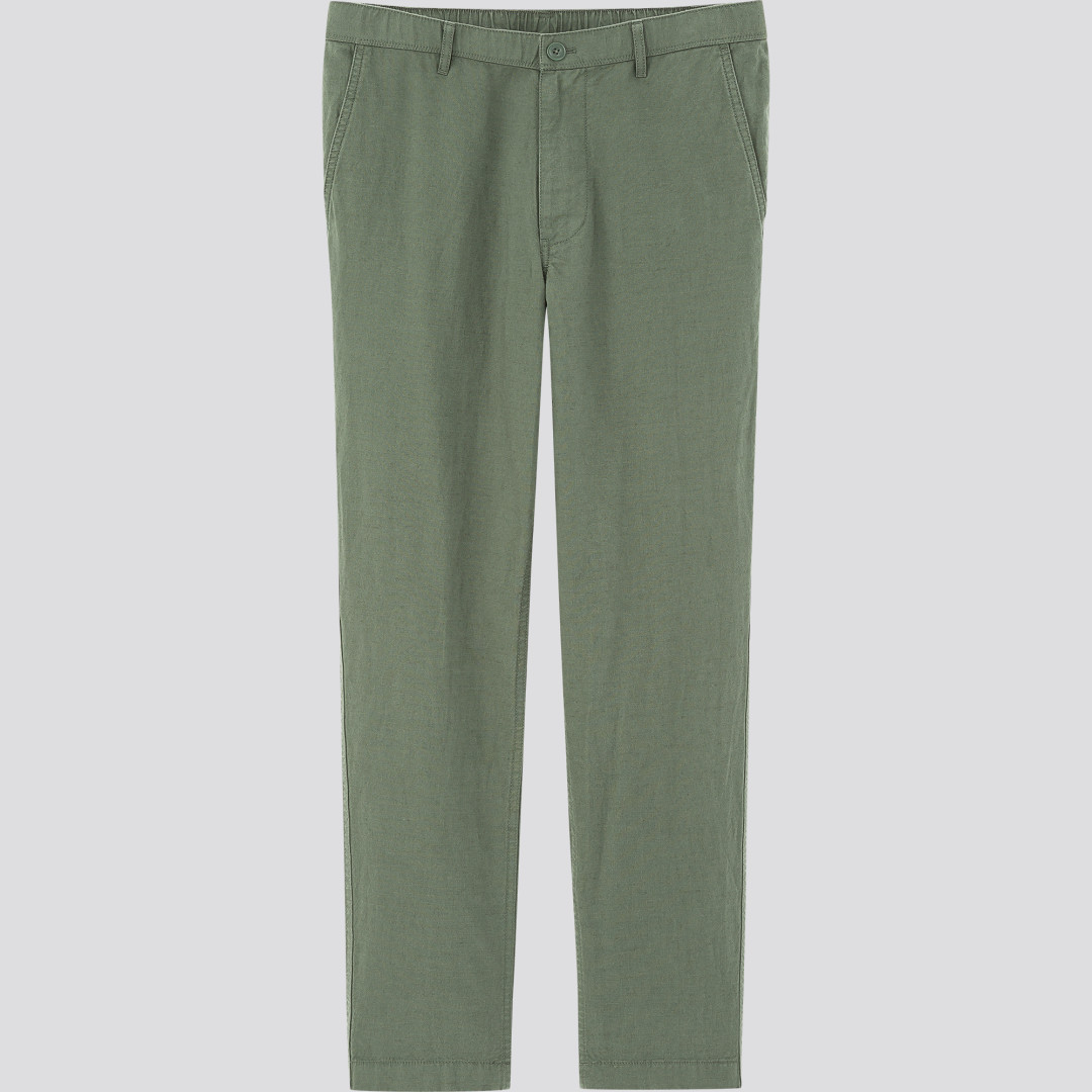 БРЮКИ ИЗ ХЛОПКА И ЛЬНА