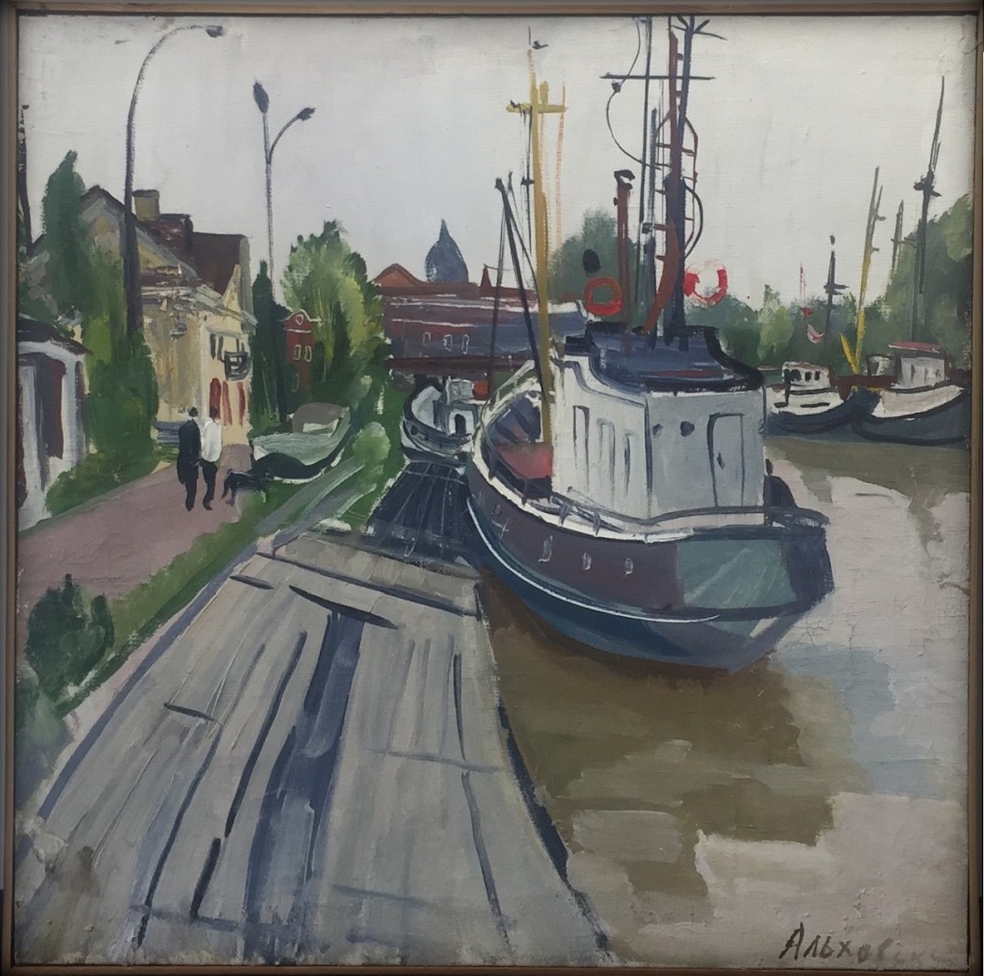 Александр Альховский, «Приплыли», холст, масло. Розничная цена 300 000 руб. Стартовая цена на аукционе 250 000 руб.