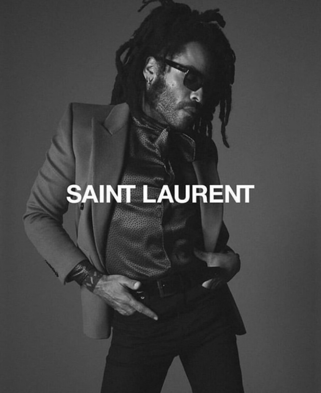 Ленни Кравиц в рекламной кампании Saint Laurent | Sobaka.ru