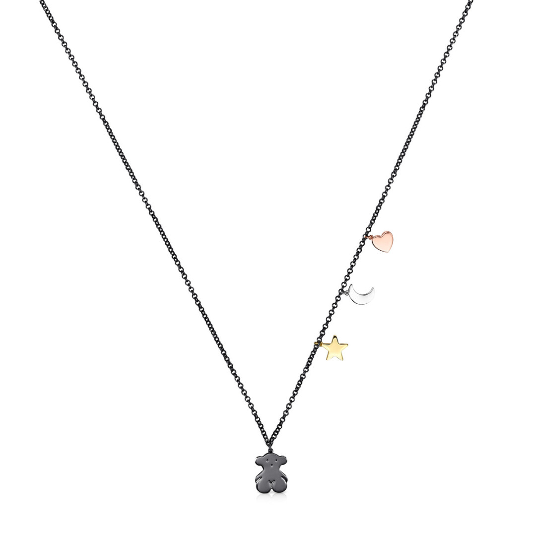 Ожерелье Sweet Dolls из темного серебра, золота, розового серебра Vermeil и серебра. 13 440 руб. (было 16 800 руб.)