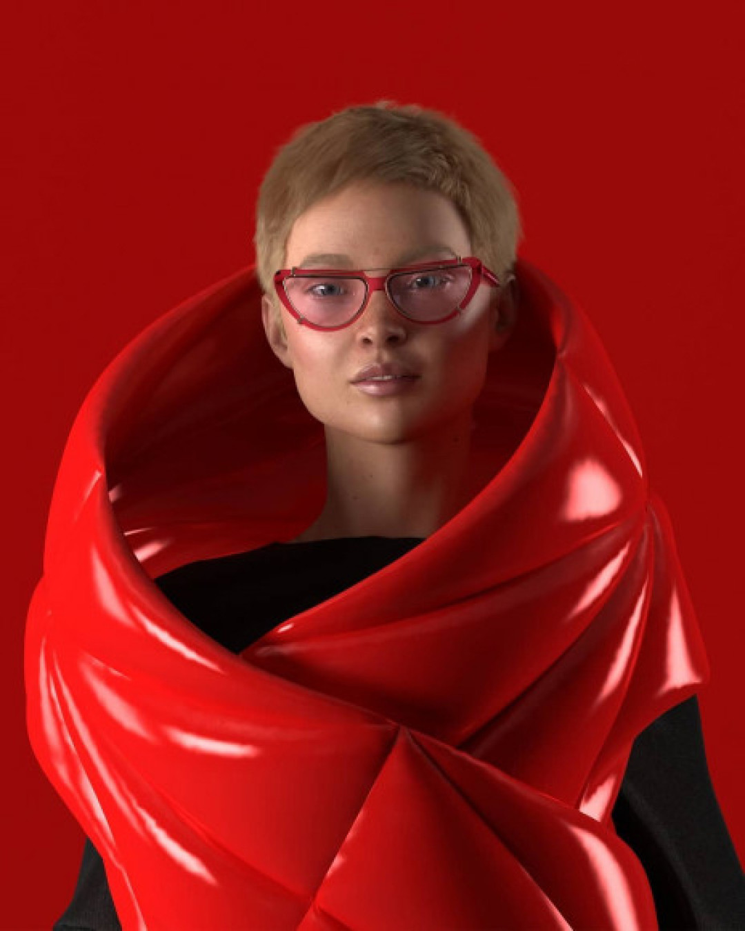 Виртуальный инфлюэнсер Алиона Пол для Mercedes-Benz Fashion Week Russia