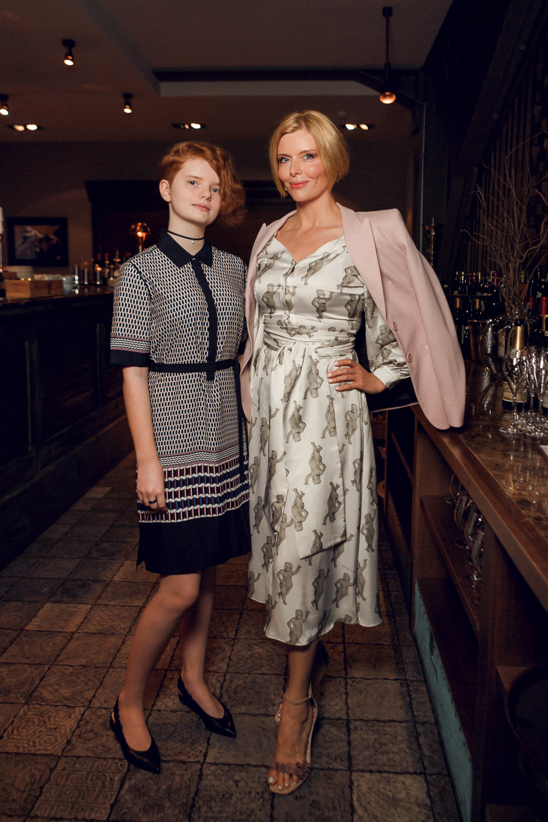 Анна Чурина с дочкой Ксенией