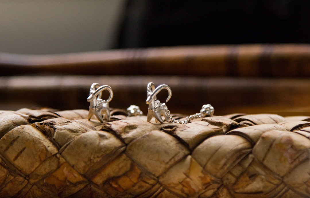 Серьги из коллекции "Вятка"