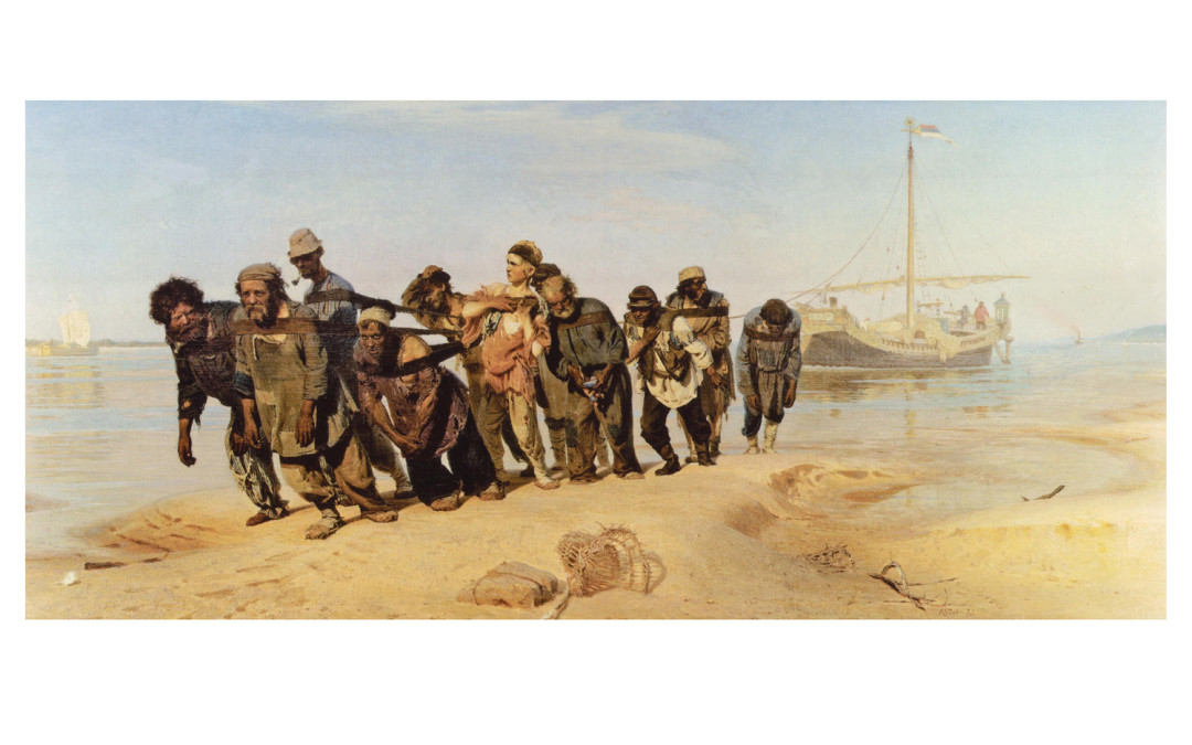 Илья Репин, Бурлаки на Волге, 1872-1873 гг.