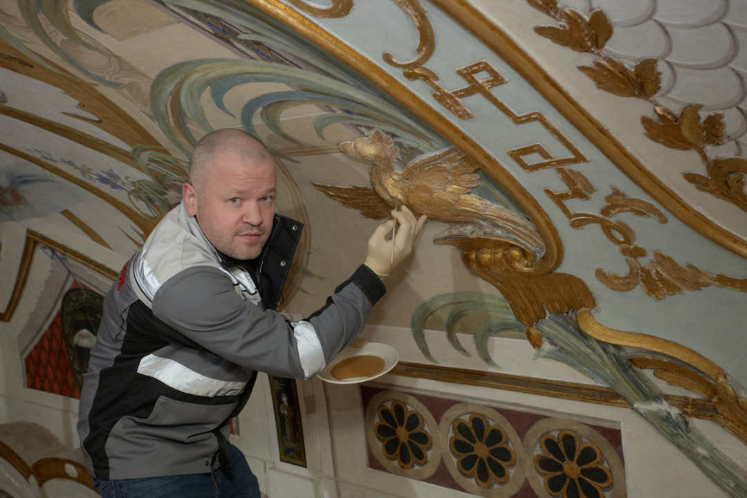 Александр Мацишин, реставратор позолоты