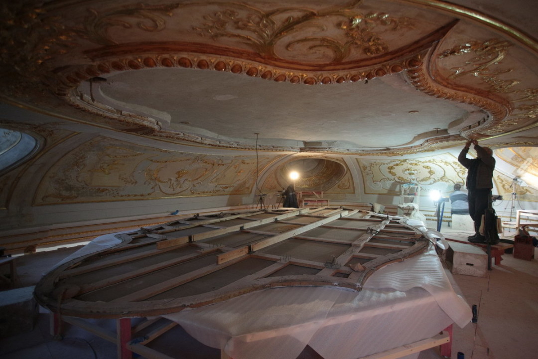 Реставрация плафона