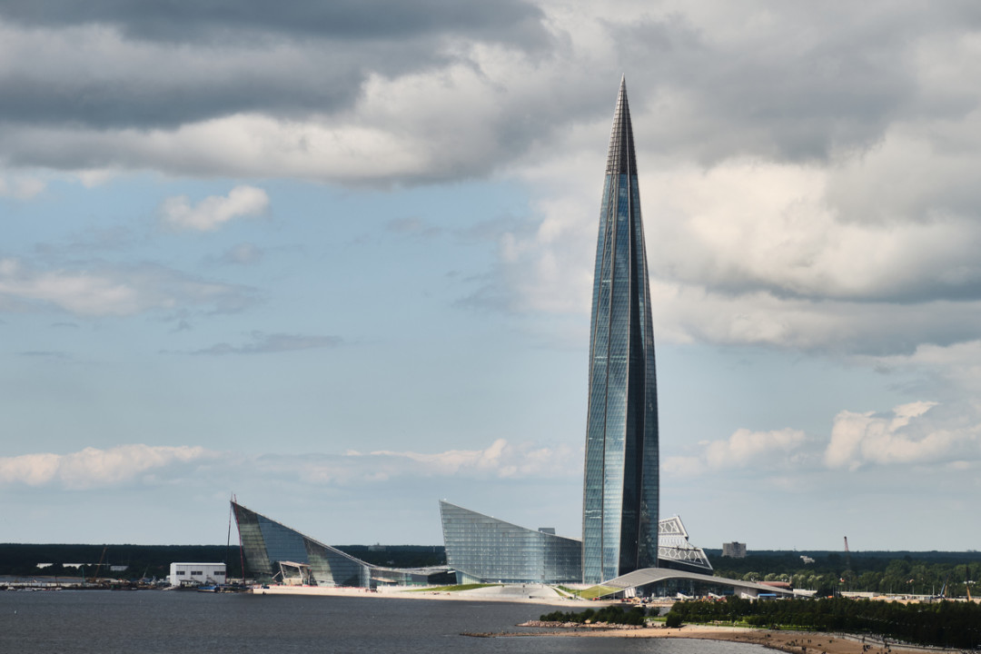 Вид на Лахта Центр