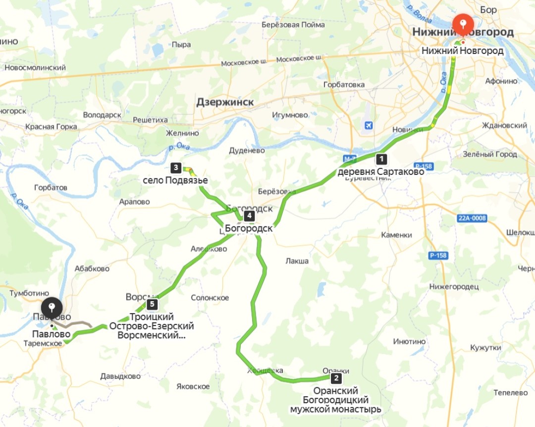 Интим-карта Нижнего Новгорода