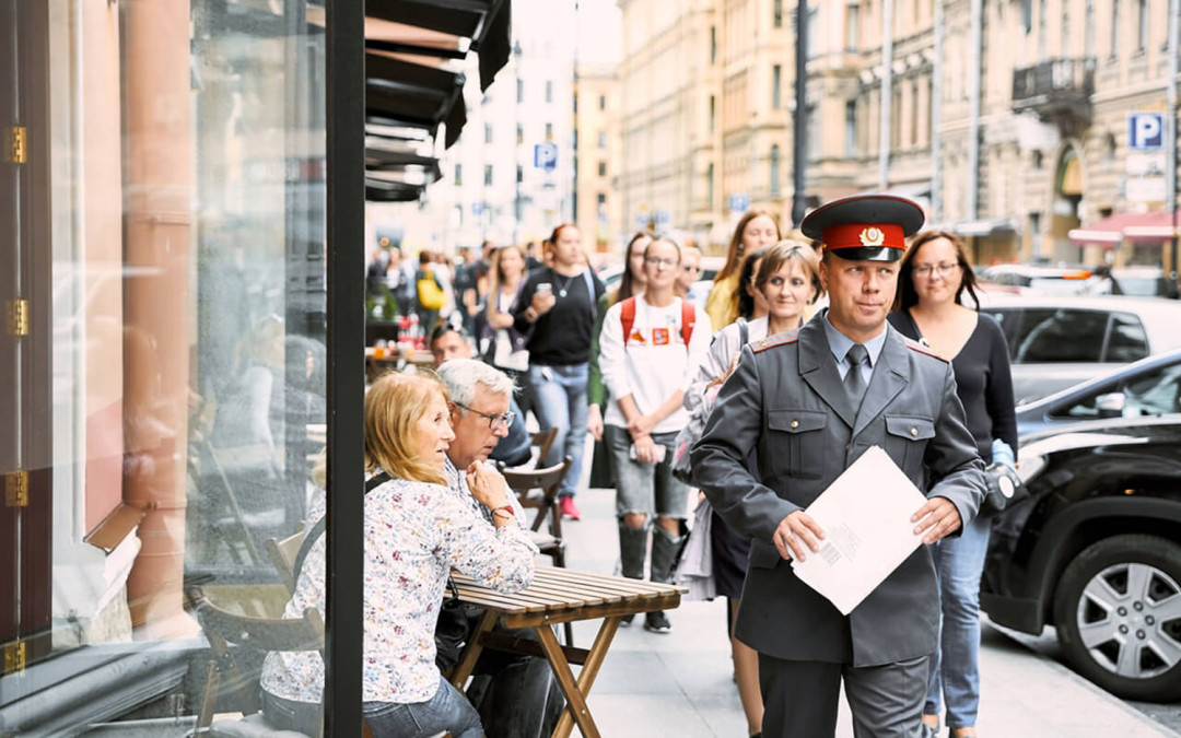 Спектакль Pop-up театра «Задержанный» по Сергею Довлатову