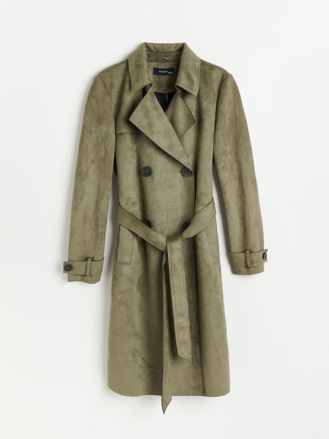 Тренч из замши Reserved, «Галерея», Лиговский пр., 30а, «Сити Молл», Коломяжский проспект, 17, 3 999 руб.