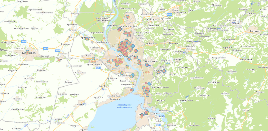 Интерактивная карта мой новосибирск