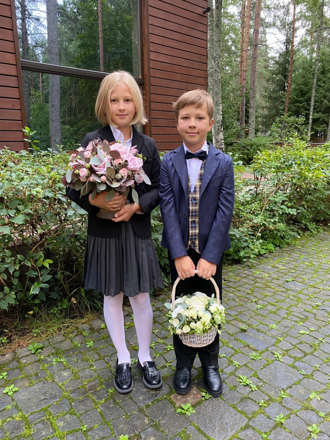 Саша и Андрей Бондаревы, дети основательницы школы Masters Полины Бондаревой