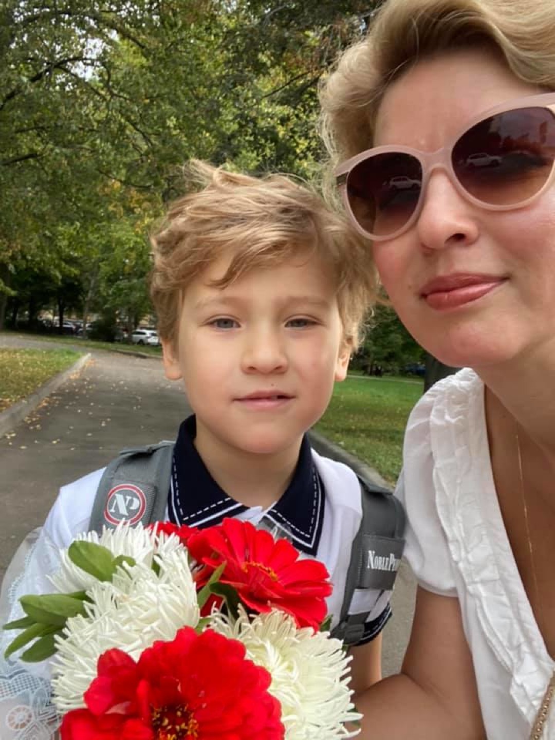 Пианистка Полины Осетинская с сыном Антоном Осетинским