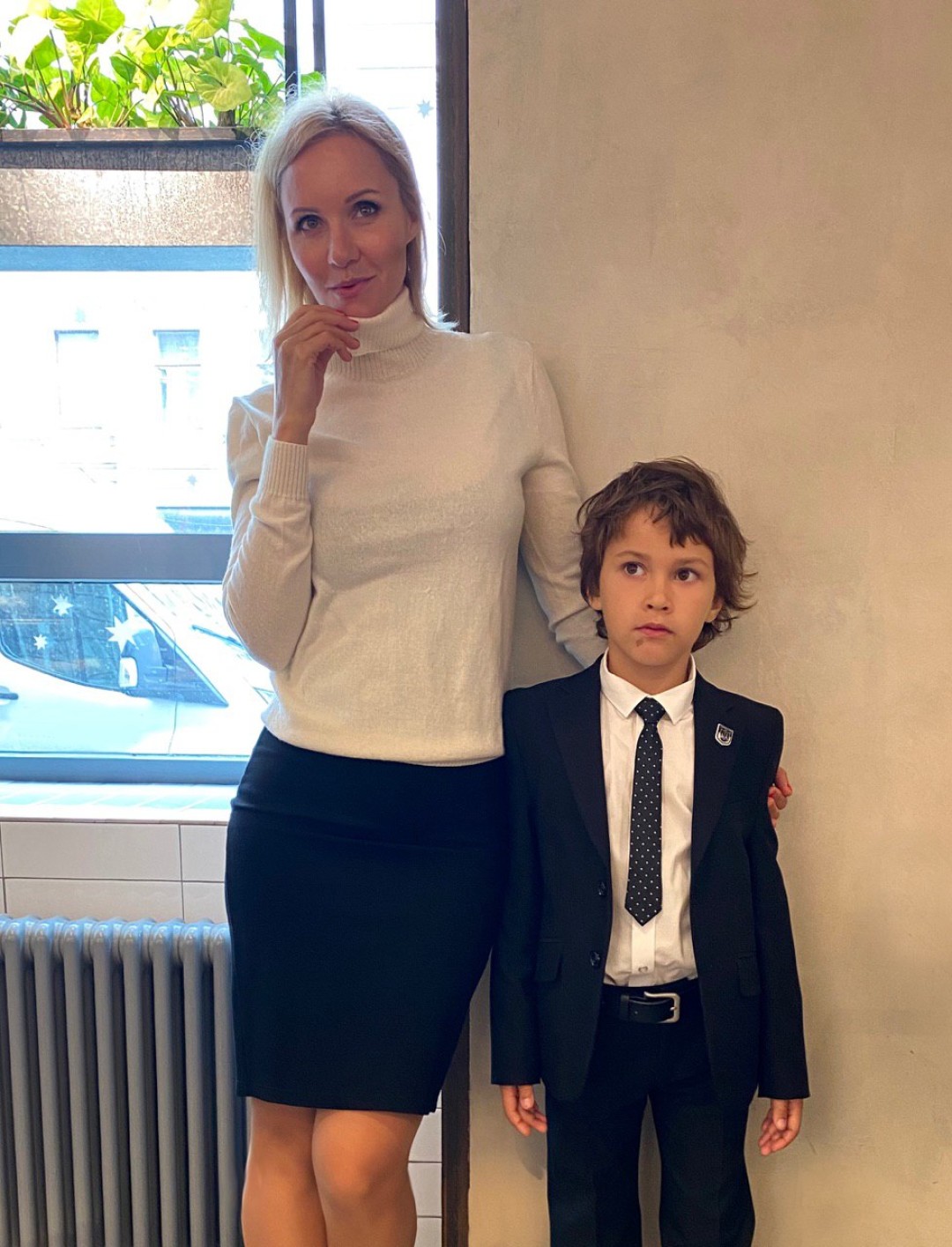 Иллюстратор Анна Ксенз с сыном Марком Антыковым