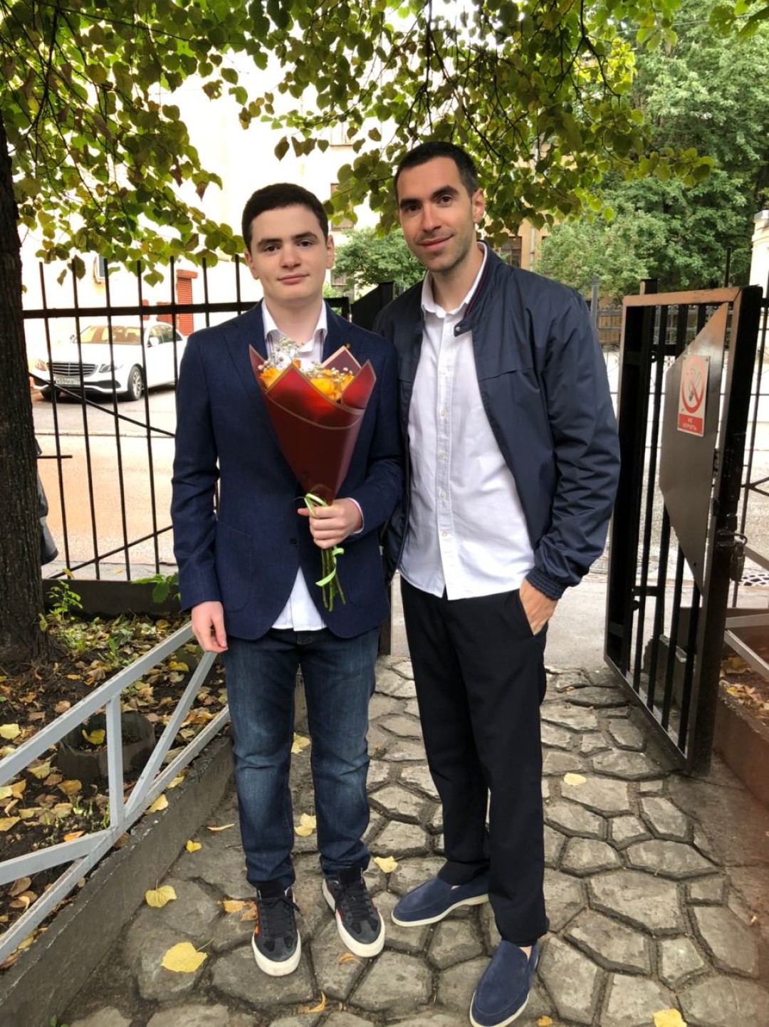 Ресторатор Анри Бер с братом Рони Бер