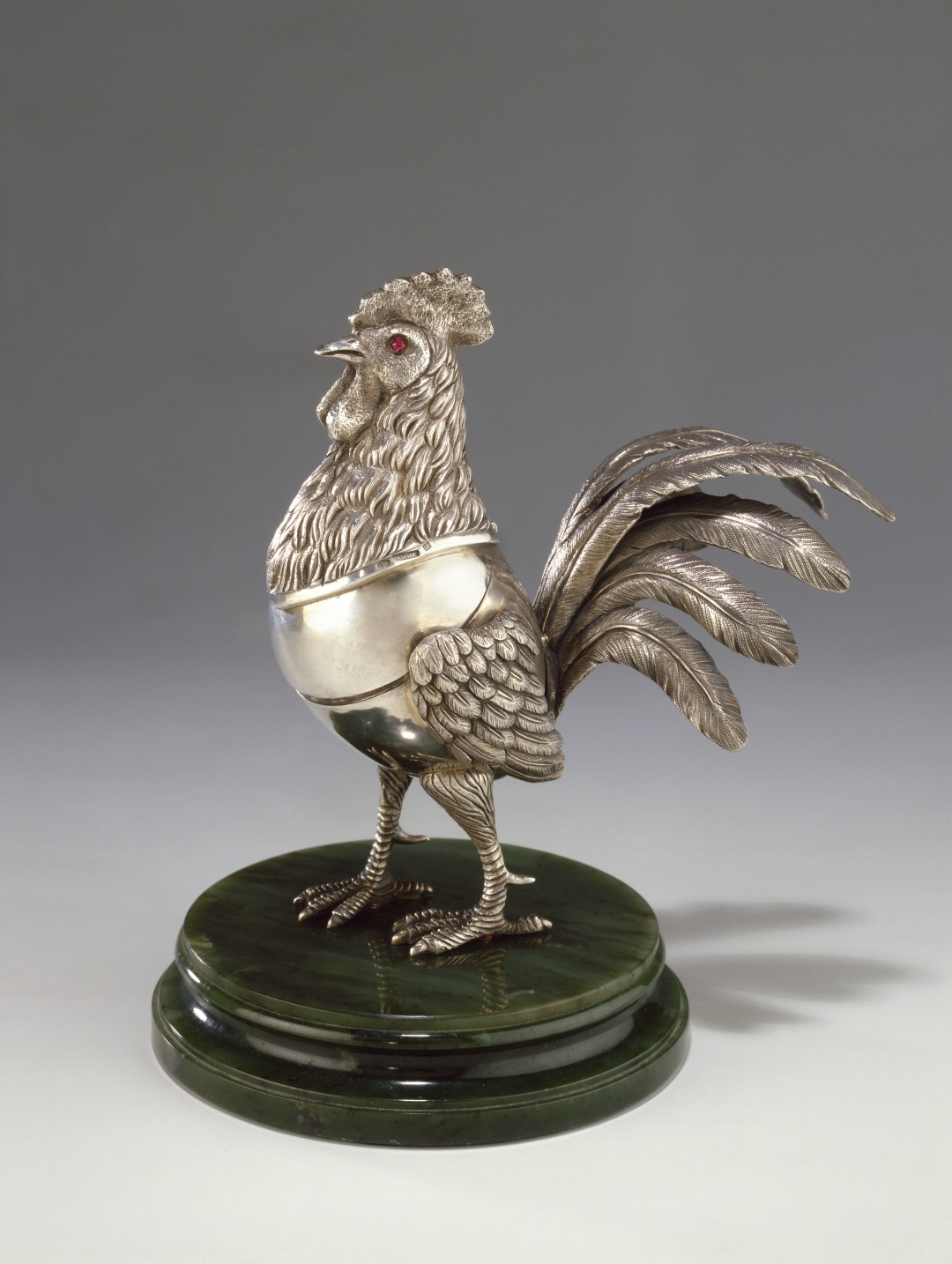 Чернильница в виде петуха. Санкт-Петербург, 1899 – 1908 г. Фирма К. Фаберже. Мастерская Ю. Раппопорта.