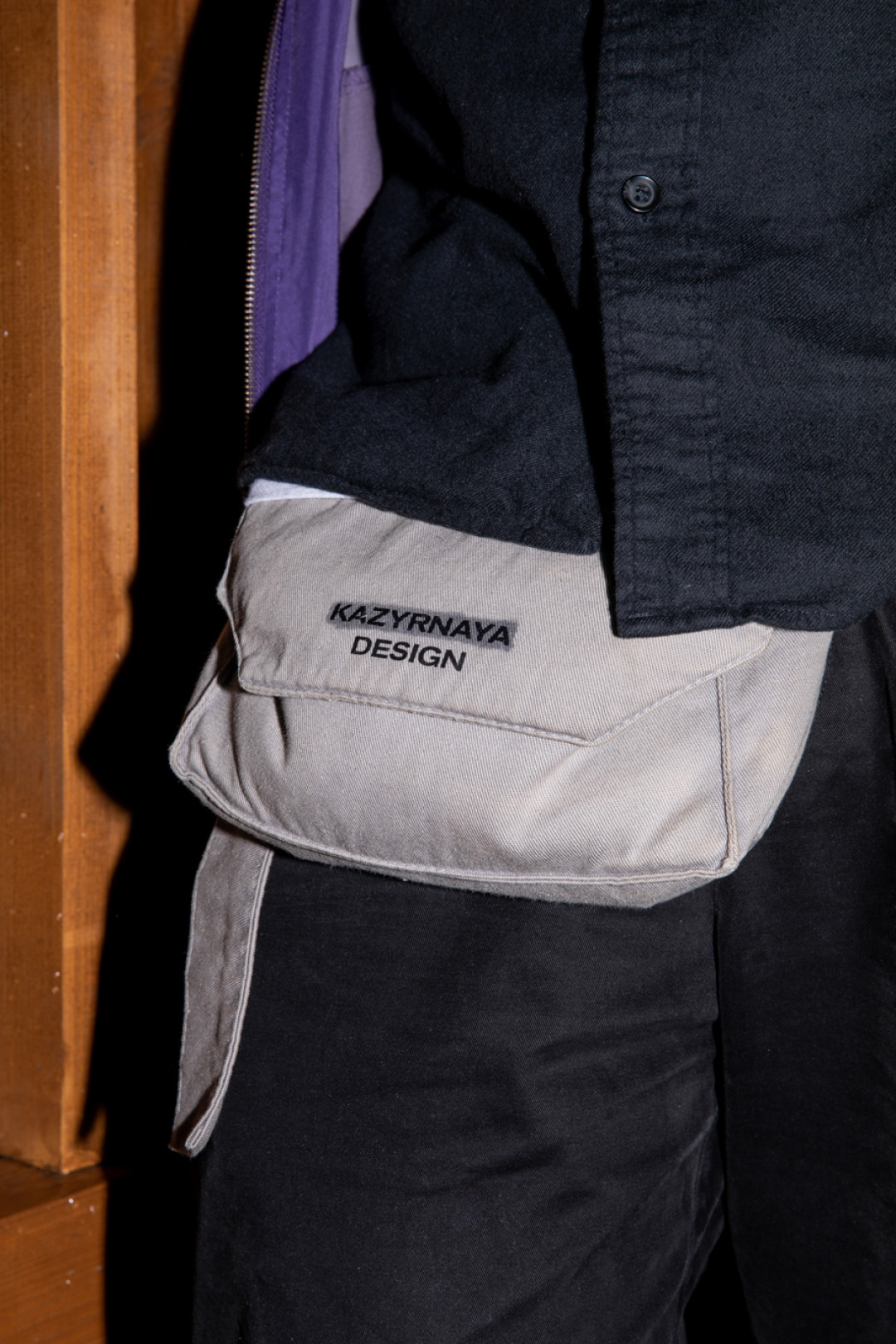 На Ване: брюки All Saints, сумка Kazyrnaya Design