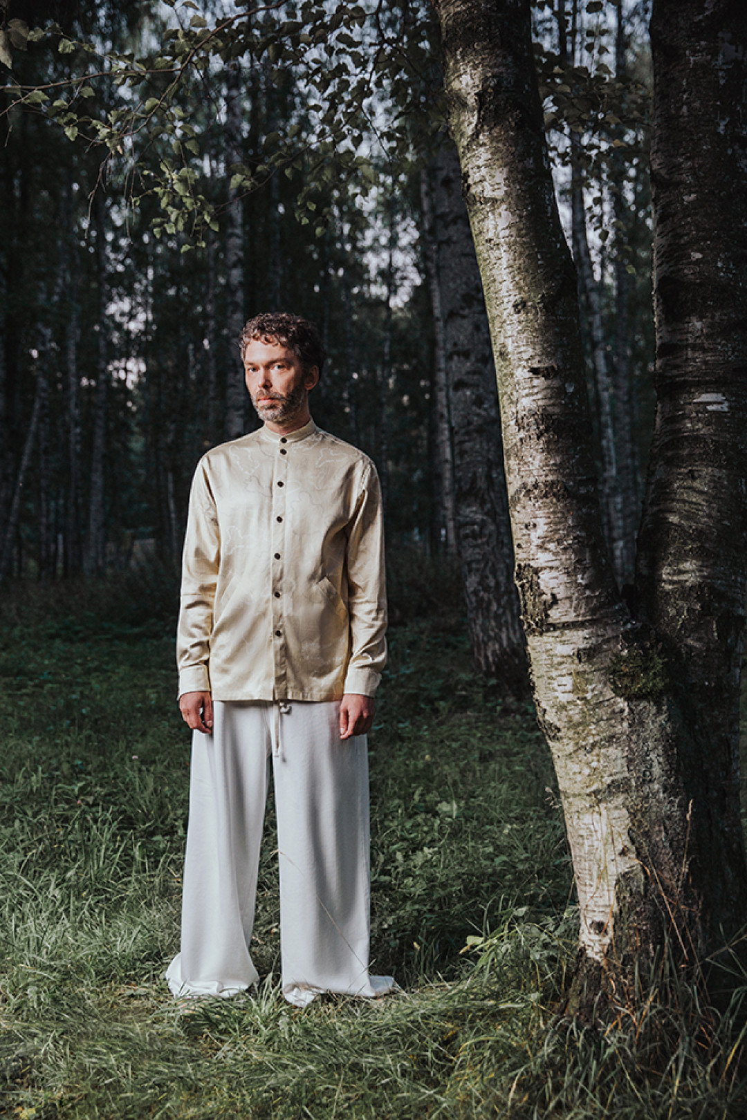 На Алексее: сорочка Ola Ola, брюки Ushatava