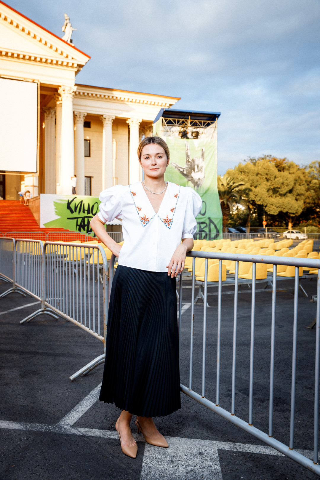 Надежда Михалкова в колье Mercury