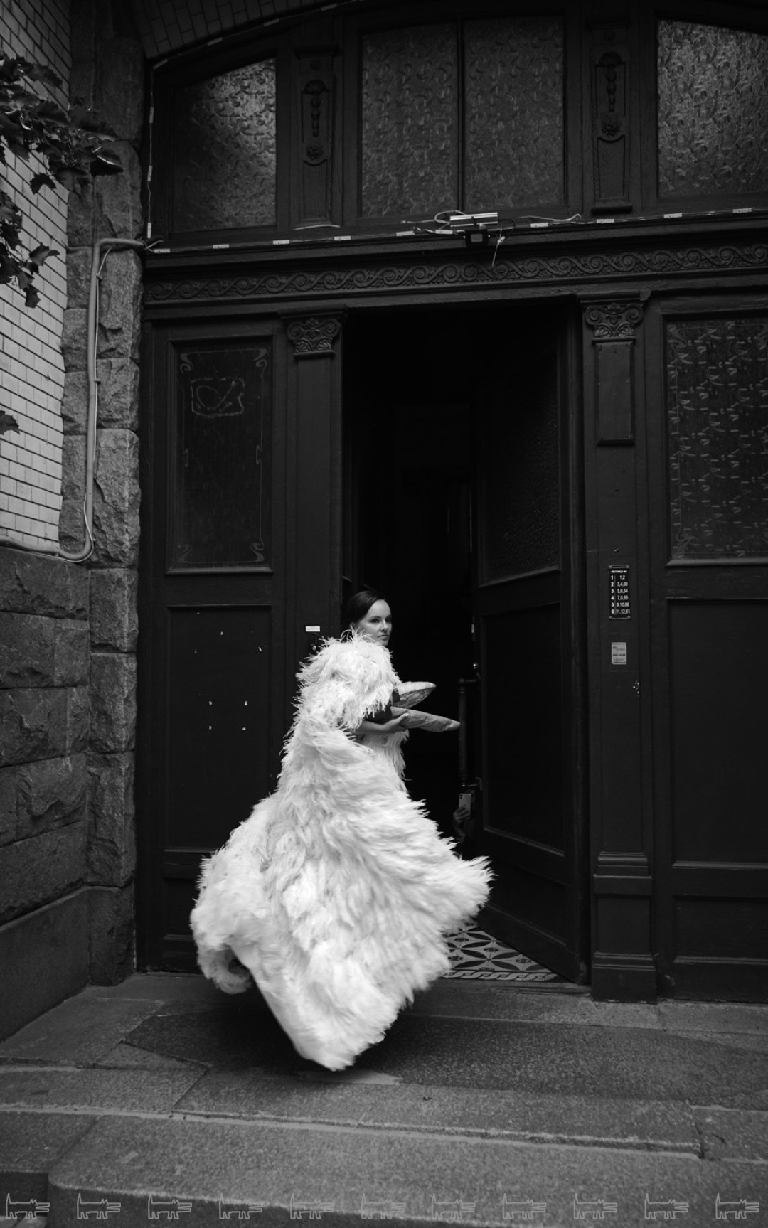 На Ксении: платье-кейп Atelier Biser