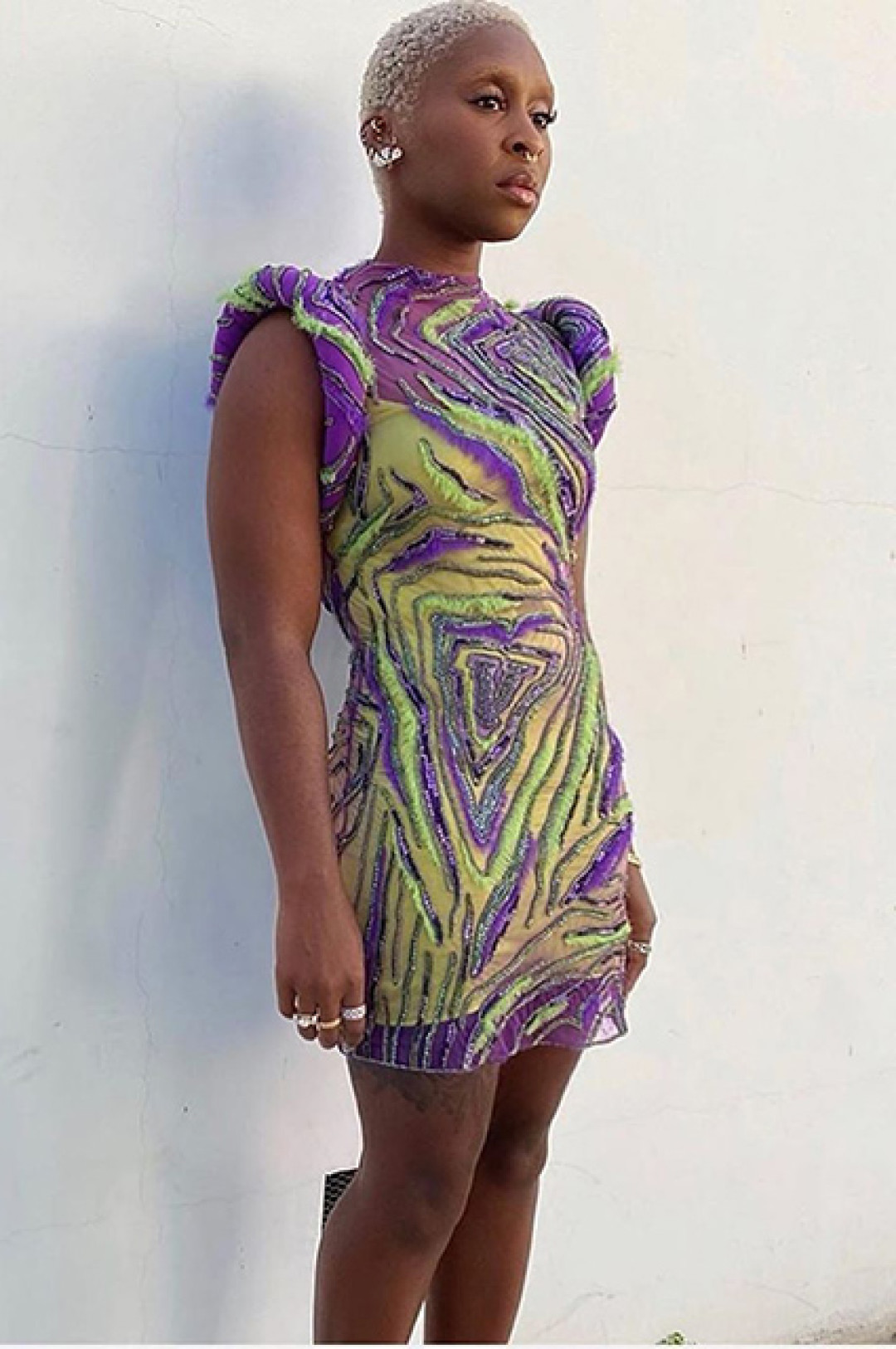 Синтия Эриво в Versace