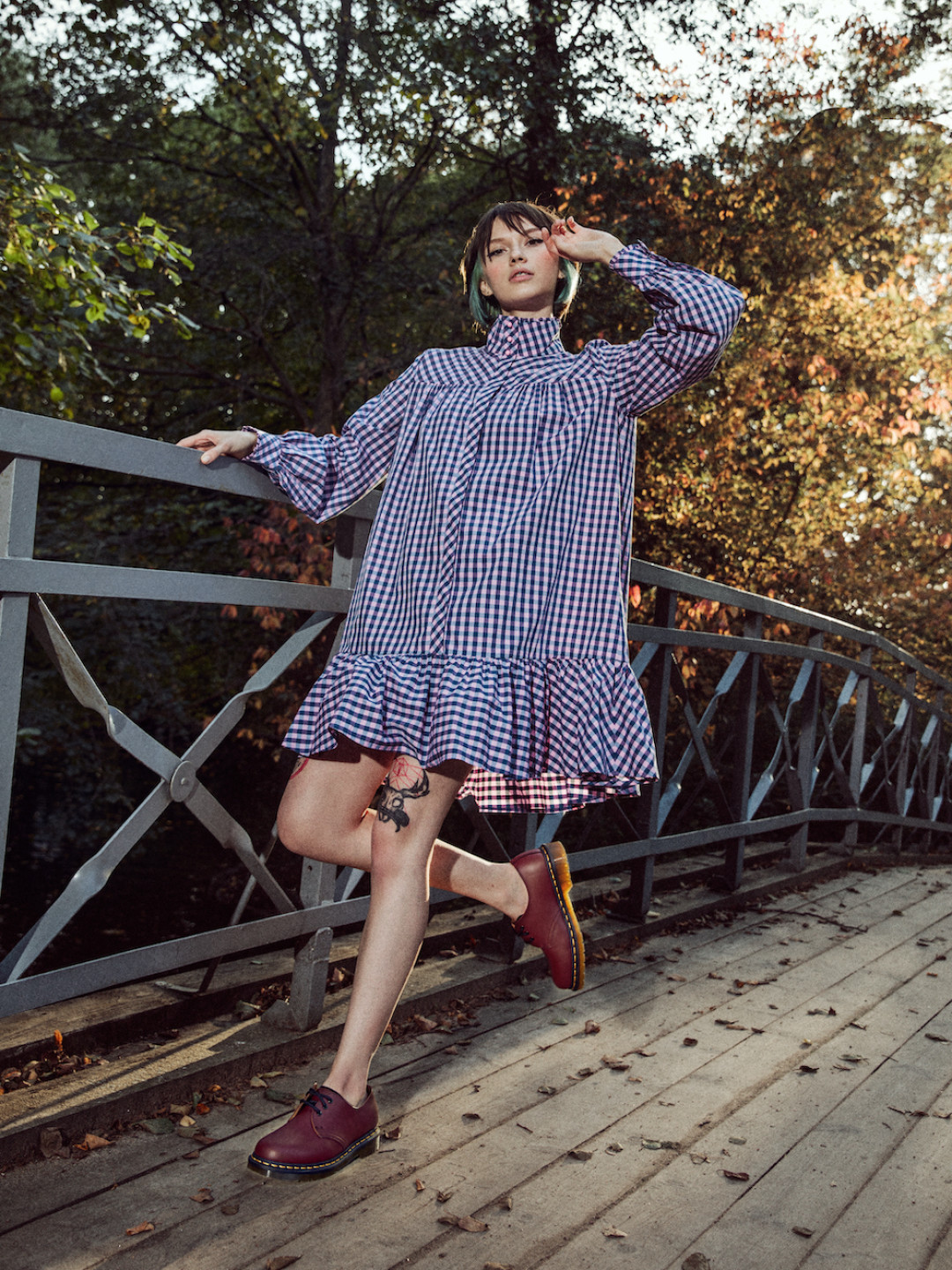 Dr.Martens 1461 смотрятся уместно и актуально не только в брутальных, но в самых женственных образах