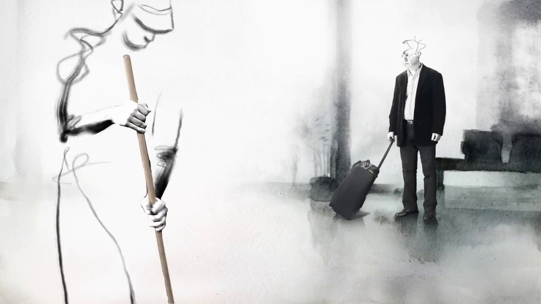 «Другими словами». Режиссер Таль Кантор. Израиль, 2015 год Человек вспоминает момент упущенной возможности пообщаться со своей дочерью. Их короткая