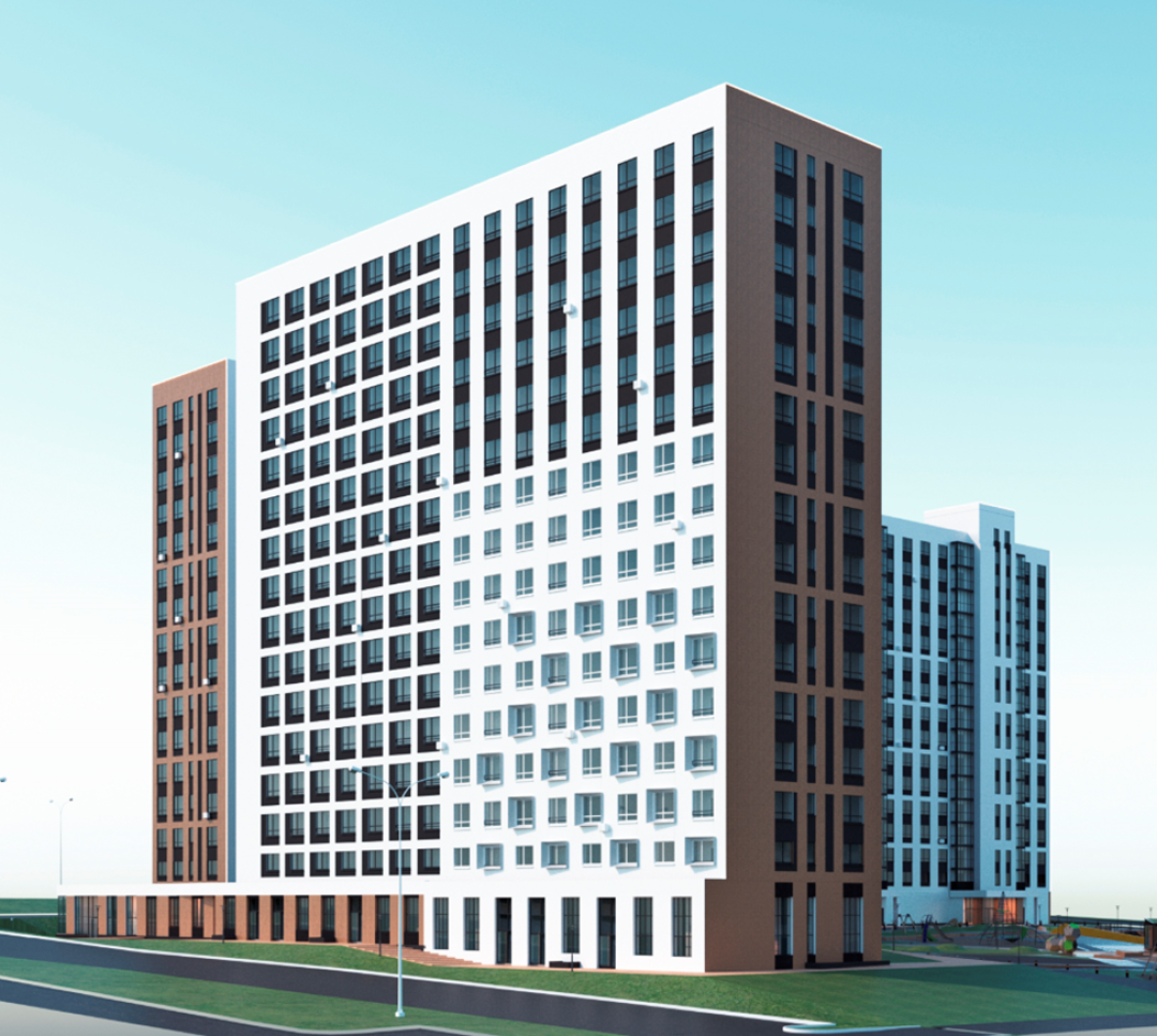 Дом 20.15 с эргономичными планировками в ЖК «Ньютон»