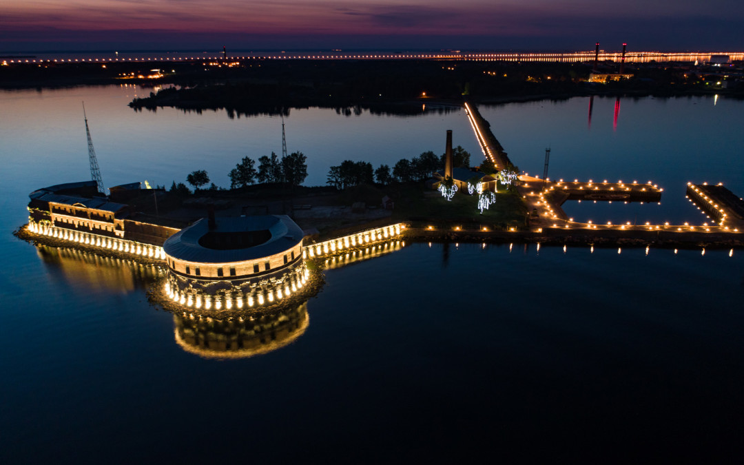 Команда Ксении Шойгу сделала архитектурную подсветку фортов в прошлом году