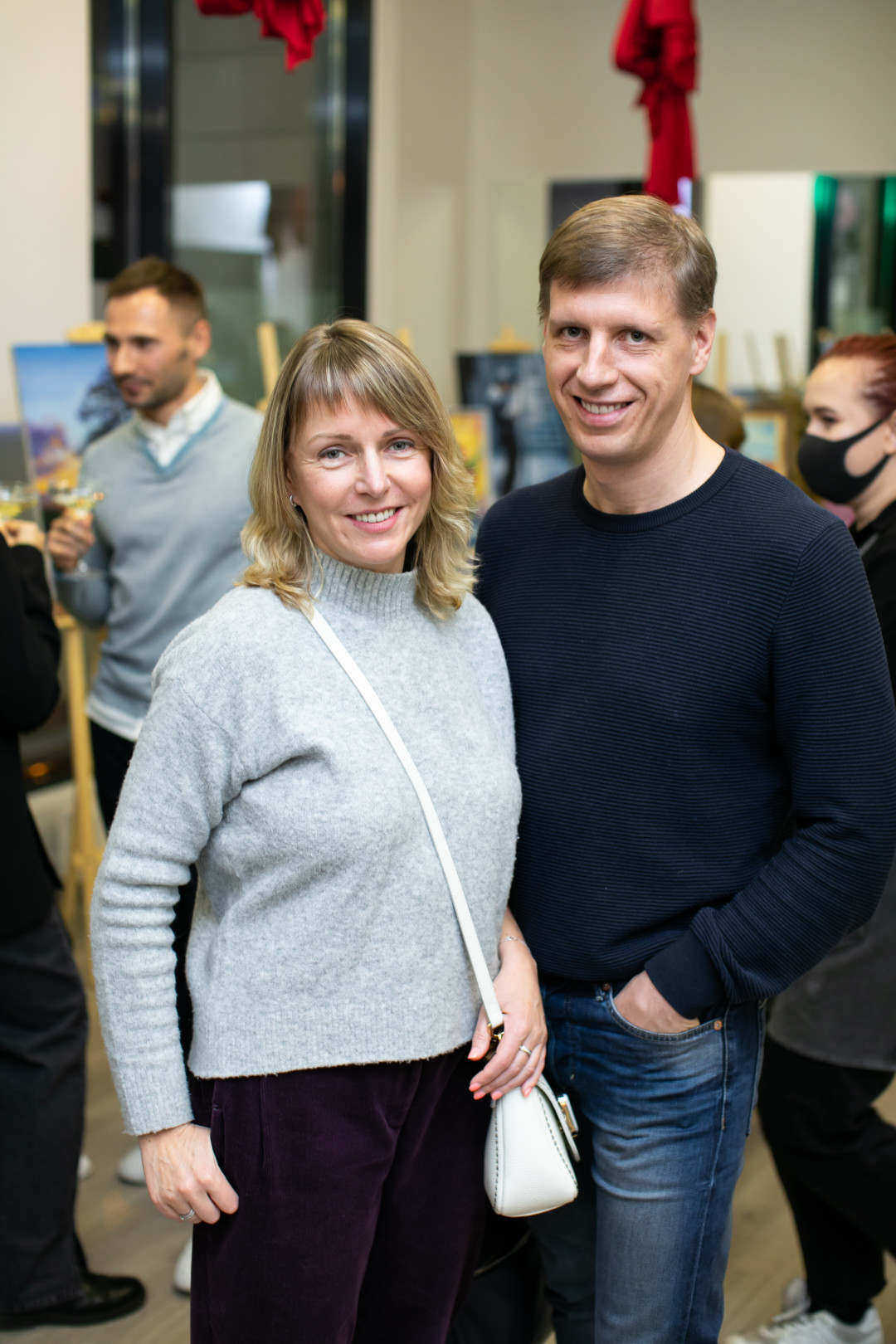 Екатерина Рязанцева с мужем